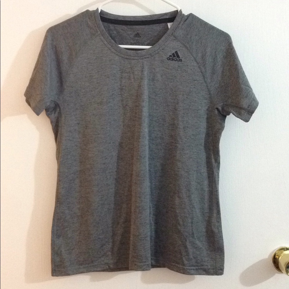 Adidas women's grey top size S